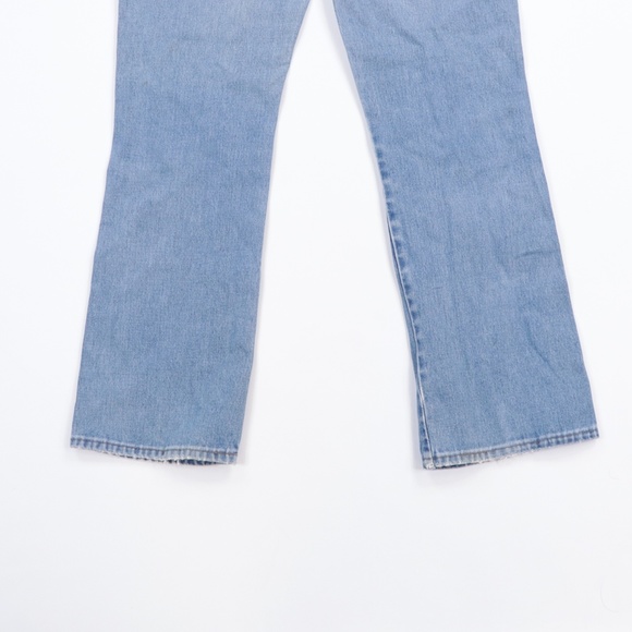 80s Wrangler Mens 33x31Bootcut Denim Jeans USA - Picture 9 of 12